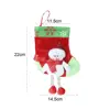 Personalize Christmas Stocking Holder Decorations Hanging Ornaments 3D Santa Claus Socks
