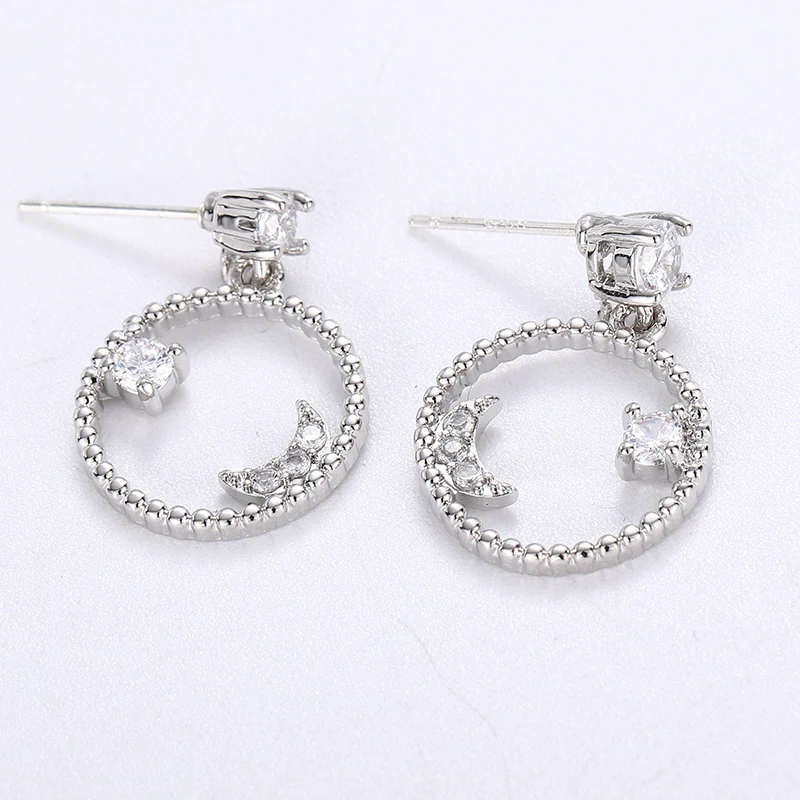 Lateefah 2019 Fashion Zircon Earrings Women Luxury Simple Circle Earring Craft Earrings for Women
Lateefah 2019 Fashion Zircon Earrings Women Luxury Simple Circle Earring Craft Earrings for Women