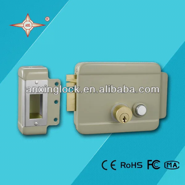 Adjustable Electric Rim Lock For Main Door,Electric Door Locks With