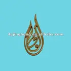 Qatar Professional Custom Letters Metal Label Plates For Hat Bags