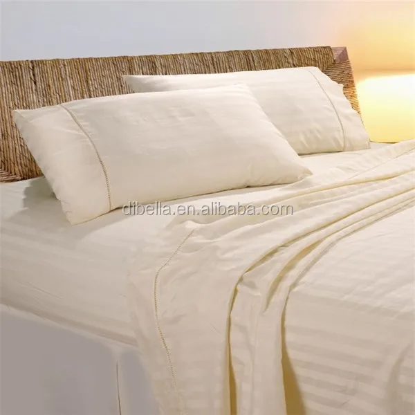 hotel bedding sets 100%cotton stripe fabric