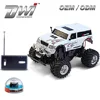 DWI Mini 1/58 Scale PS Material Packing Model Car 5CH Remote Control Car Toy With Lights