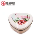 Custom Heart Shape Eco-friendly Handmade Chocolate Metal Packaging Box