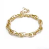 dan yuan yiwu jewelry personalized big chunky chain metal choker necklace european statement necklace women wholesale gift