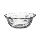 big art ice cream crystal sugar clear glass vase bowl