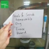 Self-adhesive Non Residue Reusable Removable No Magnetic Message Writing Sign Board