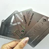 High End Cheap Engraved Stainless Steel Laser Cut Metal Business Card Blank