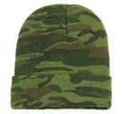 Woven label top quality funny winter ski hat custom knit caps