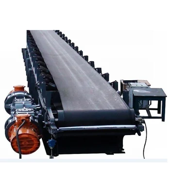 Widely used large capacity belt conveyor machine for stone and sand transport