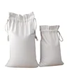5 kg 10 kg 15 kg Rice drawstring bag cotton canvas bag wholesale custom flour bag