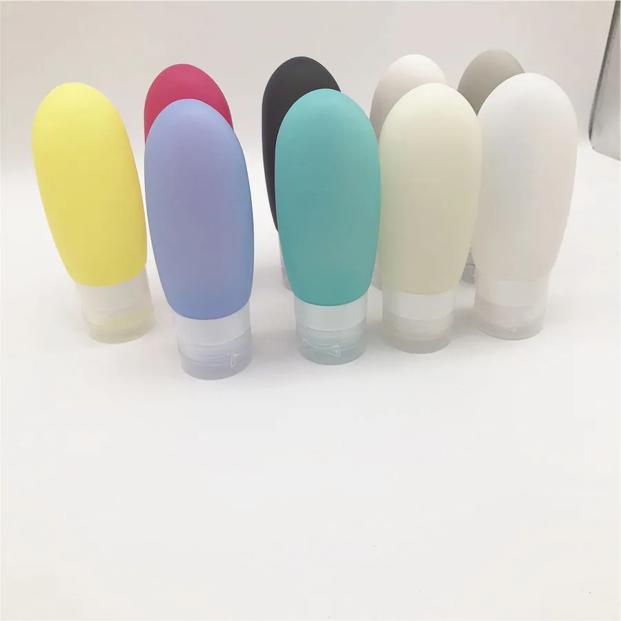 89ml Easy To Clean Leakproof Mini Silicone Travel Bottles, Black;white;blue;green;red;yellow
89ml Easy To Clean Leakproof Mini Silicone Travel Bottles, Black;white;blue;green;red;yellow
