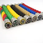 Kids playground walking bridge 16mm PP combination wire rope