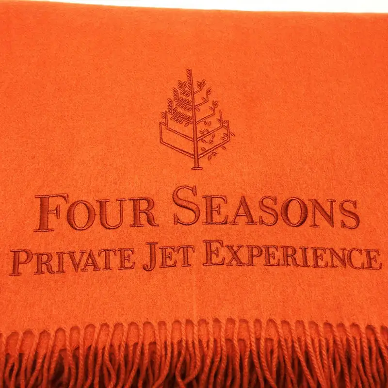 High Quality Inner Mongolian Embroidery Cashmere Travel Throw Kashmir