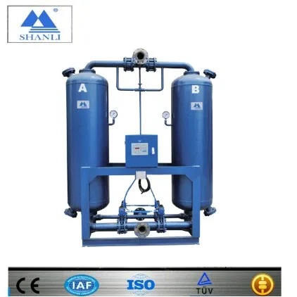 Industrial Heatless Adsorption Desiccant Refrigerated SALD-15WXF Dryer For Compressor