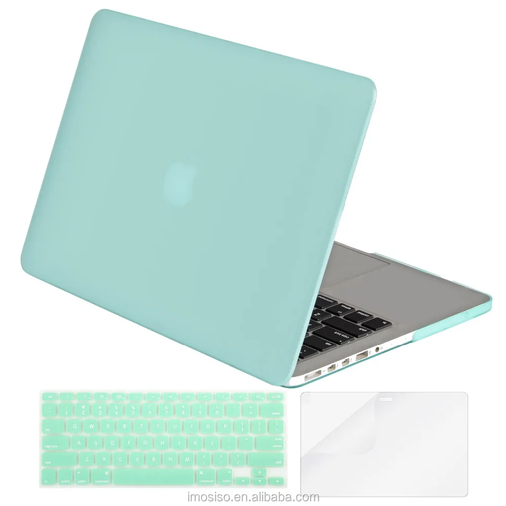 Shenzhen factory matte rubberized PC hard shell laptop cover best selling see through plastic hard case