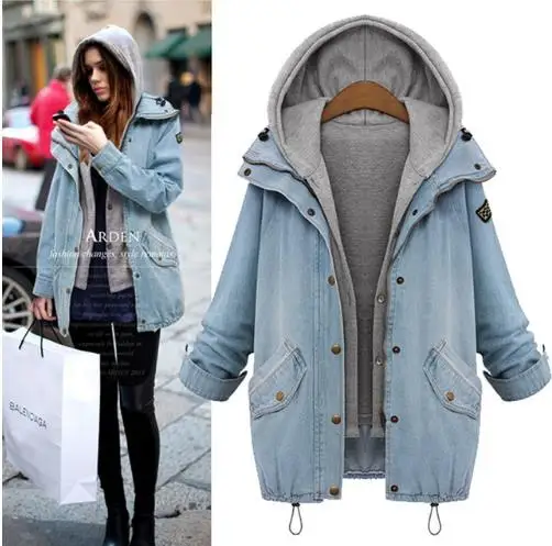 Ex-factory Price 4XL 5XL 6xl Super Loose Mid-length Hooded Denim Vest Coats Autumn Plus Size Women's Jackets, Blue
Ex-factory Price 4XL 5XL 6xl Super Loose Mid-length Hooded Denim Vest Coats Autumn Plus Size Women's Jackets, Blue