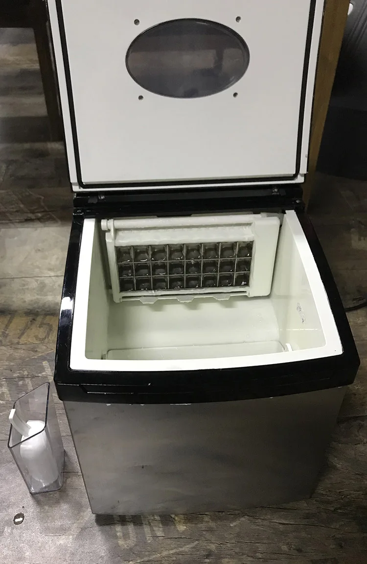 110v 220v 10-15kgs/24h High Quality Tabletop Home Use CUBE Ice Maker Machine