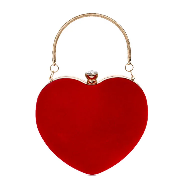 FERMIDO Womens Heart Shape Chain mesh purses Messenger Shoulder Handbag Evening Party Prom Bag Custom Clutch Bag
FERMIDO Womens Heart Shape Chain mesh purses Messenger Shoulder Handbag Evening Party Prom Bag Custom Clutch Bag