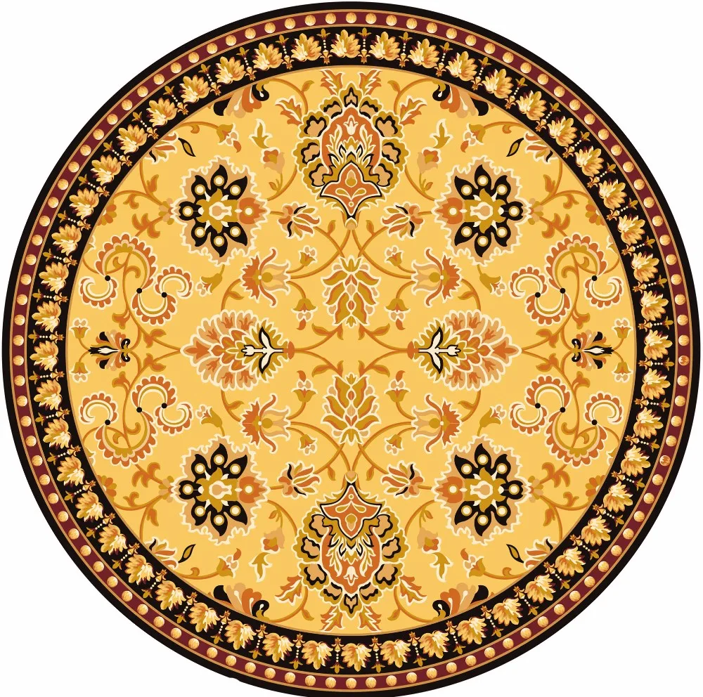豪华波斯图案手工地毯客厅地毯