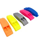 Custom Size Multicolor plastic emergency survival rescue whistle