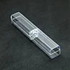 Cheap square transparent plastic pen box popular plastic clear box for bling crystal pen packaging