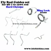 Hard Chrome fly fishing rod guides