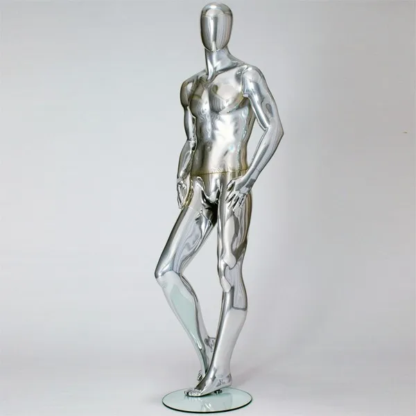 Male Chrome Silver Mannequin Buy Full Body Abstract Male Chrome