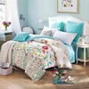 Quilt Flat Sheet Wholesale Luxury Down Alternative 100% Cotton Twill Sand Bed Linen Comforter Set With Duvet Cover