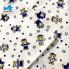 Wholesale custom 100%cotton flannel fabric printing /flannel fabric nautical print/childrens sleepwear flannel fabric