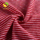 Alibaba supplier yarn dyed polyester suiting striped linen fabric clothing