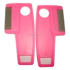 magnifier brush Lice Comb purple Kids Hair Rid Head lice stainless Metal Teeth