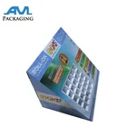 Beauty paper waxed cardboard display stand gift box