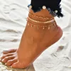 fashion anklets foot jewelry ankle bracelet dainty beach leaf arrow diamond gold anklets for women
