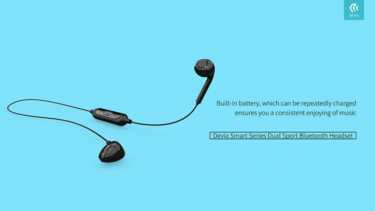 Devia Smart dual headphone sport earphone - ANKUX.COM