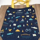 Customized Printing Cotton Linen Handbag