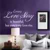 Colorcasa New Products Vinyl Wall Sticker Famous Family Quotes Home Removeable Wall Decal Art Home Decor for Living Room(ZY8145)