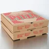 Rainbow packaging Customized Laminated Corrugated Pizza Box with Printing made in Qingdao
