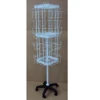 Display stands for wedding cards/floor standing rotated post card display rack with 72-pockets