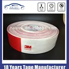 Hot sale 3M White Red Reflective Night Safety Warn Conspicuity Tape Film Sticker