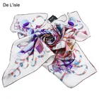 Handmade Lady's 100% silk print scarf new designs