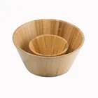 Bamboo tableware bamboo salad bowl 6 Piece set