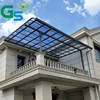 100% Lexan Bronze Polycarbonate Solid Sheet Outdoor Aluminum Alloy Canopy Awning For Balcony Villa Building