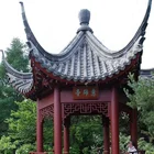 China Classical Gardens Grey Unglazed Chinese Clay Roof Tiles