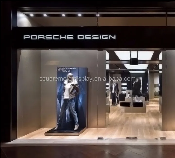 elegant clothing shop vitrine display,man"s products shop