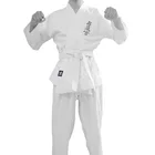 Durable White Color Kyokushin Uniforms Karate Suit 12 OZ