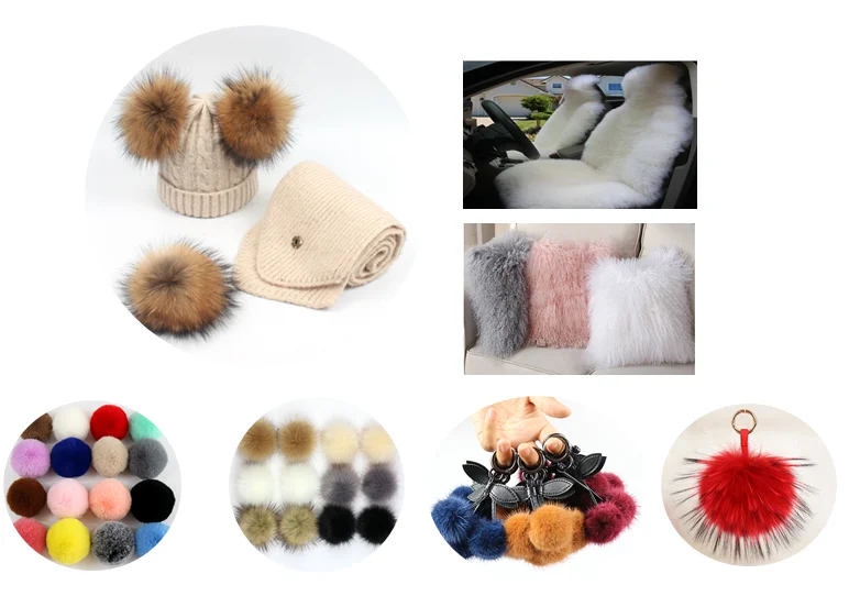 Kids warm Acrylic scarf set with fur pom pom beanie knitted winter hats for baby boys girls