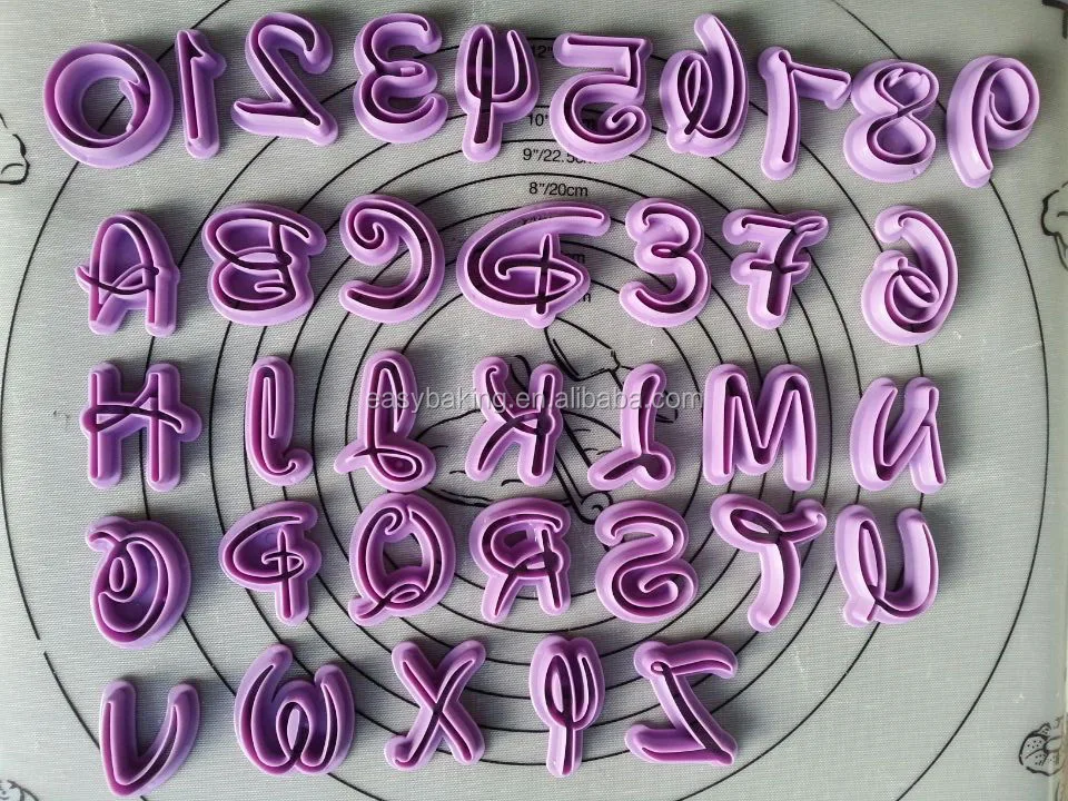 disney font number Letters cutter.JPG