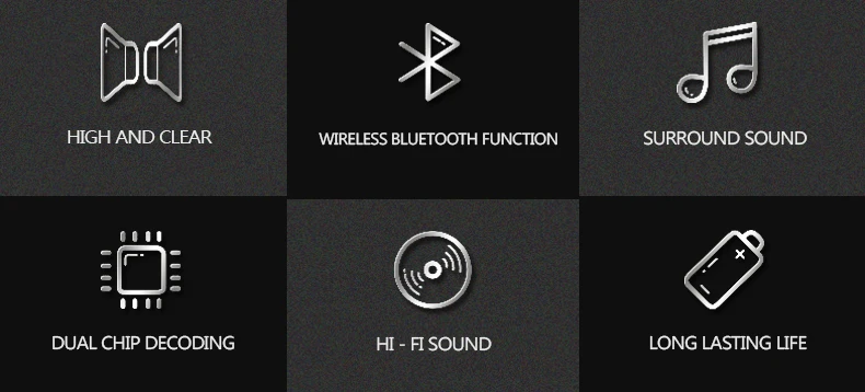 Top Quality Home Theater Stereo Good Sound Fashion Design LED Display Clock Alarm Wireless Bluetooth Home Theater Speaker - ANKUX.COM