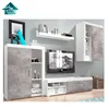 Modern Living room furniture set tv wall unit cabinet display shelf