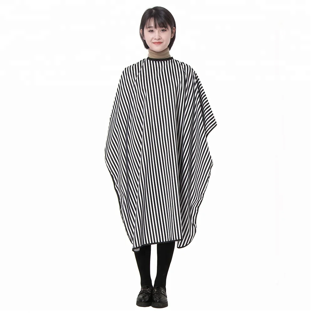 Adult Hair Styling Tool Barbers Cape Stripe Hairdressing Gown Haircut Cover
Adult Hair Styling Tool Barbers Cape Stripe Hairdressing Gown Haircut Cover